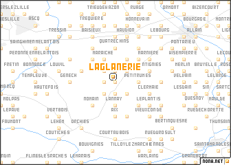 map of La Glanerie