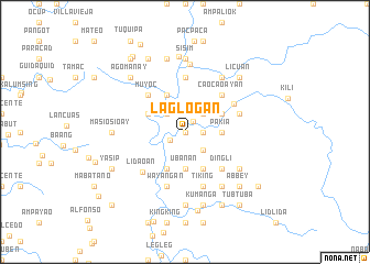 map of Laglogan