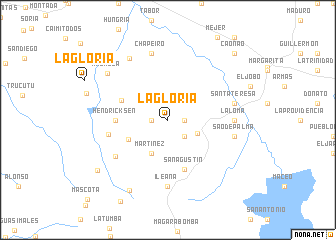 map of La Gloria