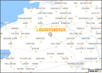 map of Lagmansberga