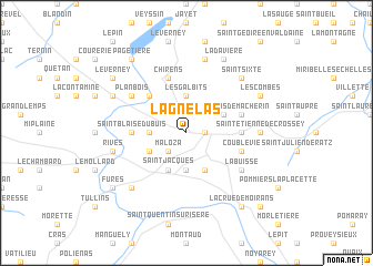 map of LʼAgnelas