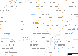 map of Lagney