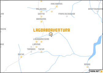 map of Lagoa Boaventura