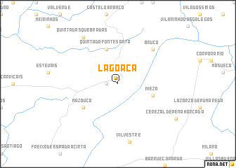 map of Lagoaça