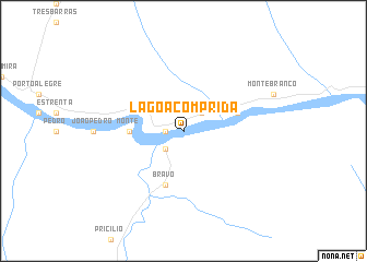 map of Lagoa Comprida