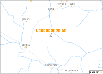 map of Lagoa Comprida