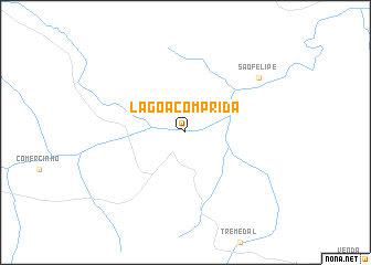 map of Lagoa Comprida