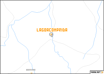 map of Lagoa Comprida