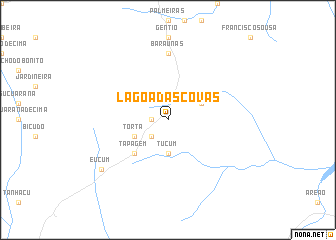 map of Lagoa das Covas