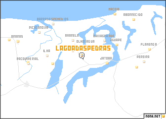 map of Lagoa das Pedras