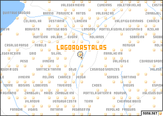 map of Lagoa das Talas