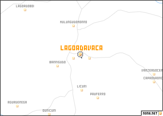 map of Lagoa da Vaca