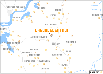 map of Lagoa de Dentro I