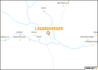 map of Lagoa de Pedra