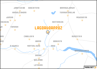 map of Lagoa do Arroz