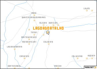 map of Lagoa do Atalho