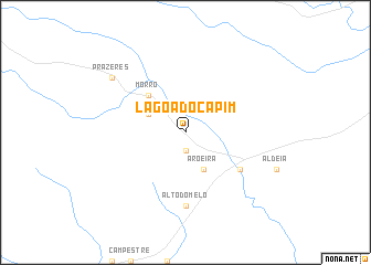 map of Lagoa do Capim