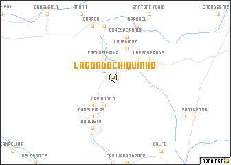 map of Lagoa do Chiquinho