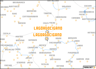 map of Lagoa do Cigano