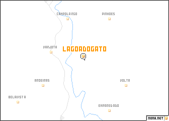 map of Lagoa do Gato
