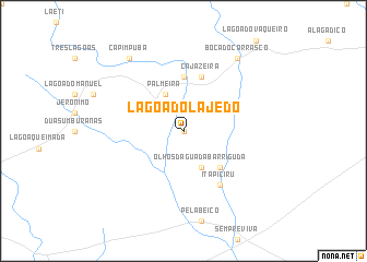 map of Lagoa do Lajedo