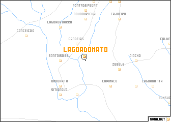 map of Lagoa do Mato