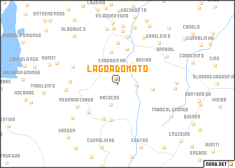 map of Lagoa do Mato