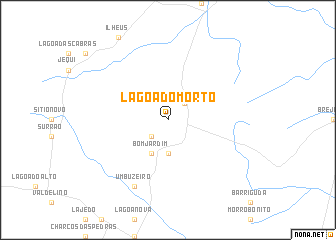 map of Lagoa do Morto