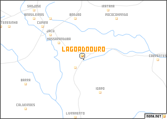 map of Lagoa do Ouro