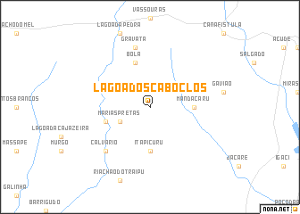 map of Lagoa dos Caboclos