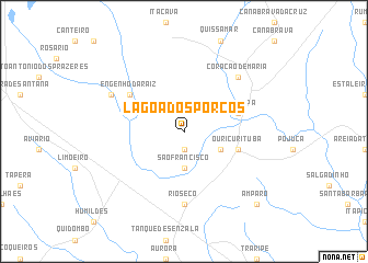 map of Lagoa dos Porcos