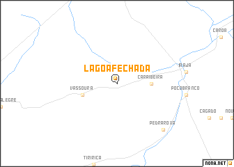 map of Lagoa Fechada