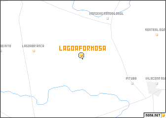 map of Lagoa Formosa