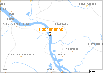 map of Lagoa Funda