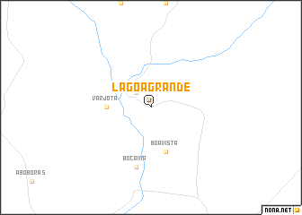 map of Lagoa Grande