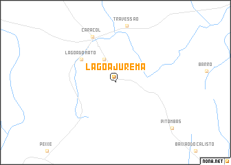 map of Lagoa Jurema