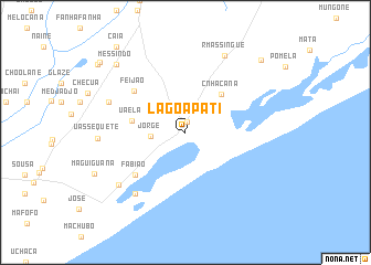 map of Lagoa Páti