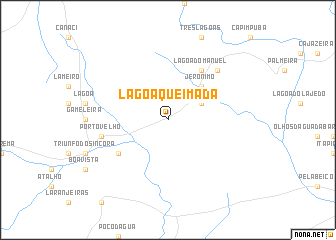 map of Lagoa Queimada