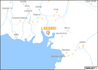 map of Lagoari