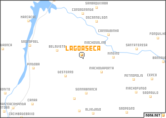 map of Lagoa Sêca