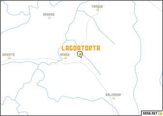 map of Lagoa Torta