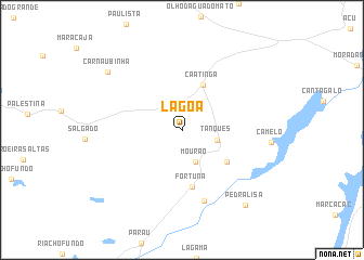 map of Lagoa