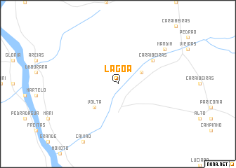 map of Lagoa