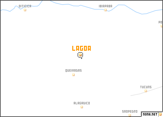 map of Lagoa