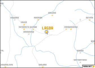 map of Lagoa
