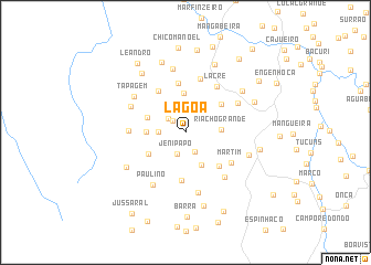 map of Lagoa