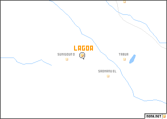 map of Lagoa