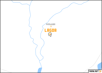 map of Lagoa