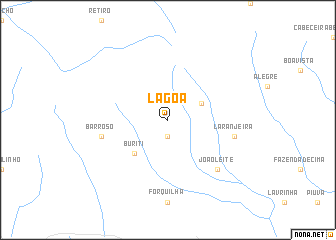 map of Lagoa