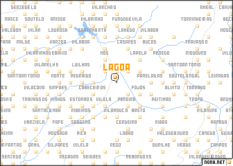map of Lagoa
